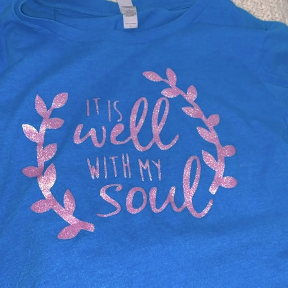 Next level apparel It is well with my soul graphic top size large - Picture 3 of 5